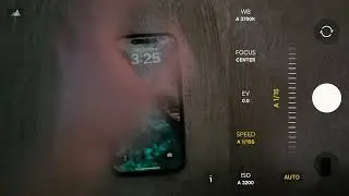 Мерцание AMOLED-экрана по сравнению с освещением от сети переменного тока (вроде бы).