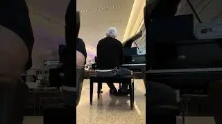 Salt Lake City International Airport Piano Player June 9th 2025