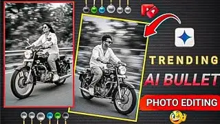 AI Bullet Photo Editing |🔥Royal Enfield Look | Trending AI Bullet Photo Editing | Gemini Photo Edit