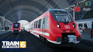 Bei feinstem Wetter nach Großenhain | Leipzig - Dresden | Talent 2 (BR 442) | TSW 6