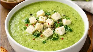 This Healthy Broccoli Paneer Soup Tastes Better Than You Think|| No Cream, No Maida Weight Loss Soup