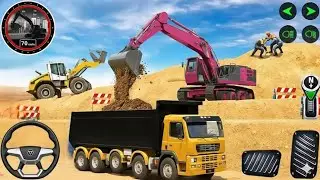 ☠️New Large City Road Construction Gameplay 🚧 - Android Gameplay #33