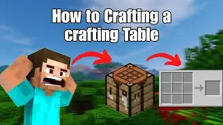 How To Craft A Crafting Table In Minecraft Java/Bedrock/Pocket Edition