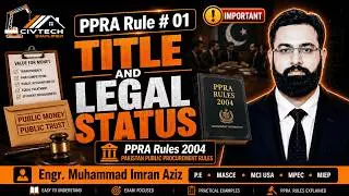 EPADS PPRA Rule 1 | EPADS in Public Procurement Rules 2004 in Pakistan | Tendering bidding rules