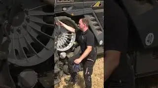 M&auml;hdrescher Fendt IDEAL 7T Raupe ohne LENKRAD Ersteinsatz Gerstenernte new combine harvester harvest