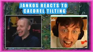 Jankos Reacts to CAEDREL Being TILTED by JINX 👀