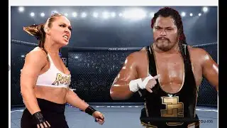 WWE 2k25 l Ronda Rousey vs Jeff Cobb - Diva Fights