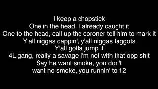 Since When Lyrics  - 21 Savage and Young Nudy