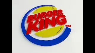 3D MAX 버거킹로고 맵핑 BURGER KING mapping