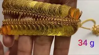 kasumala 22ct gold kasulaperu designs with weight.