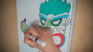 Satisfying Marker Coloring &mdash; Ancient Mask PATTERNS