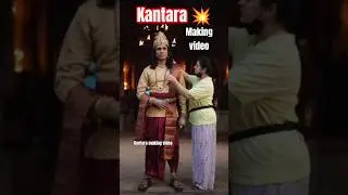 Kantara making video#kantarachapter1#kantarareview#kantara#viralvideo#viral#rukminivasanth#making#vr