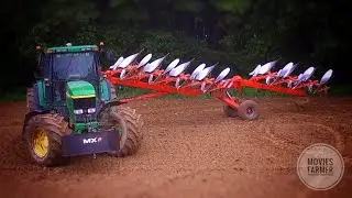 LABOUR avec un JOHN DEERE 7710 et une  charrue 7 CORPS KUHN !!