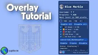 wplace Overlay Tutorial | Deutsch