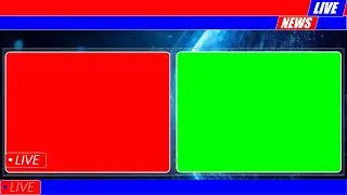 🟢 green screen breaking news template | green screen news template video | copyright free 🏳