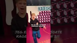 JEG ER MED I DET SORTE KAGESHOW!!!🥹 #shorts