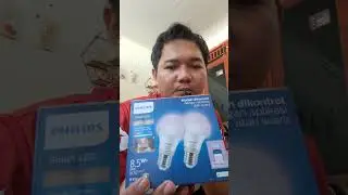 Lampu bohlam Philips smart LED Smart WIFI mudah dikontrol dengan aplikasi atau suara #philipsled