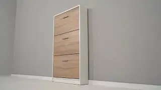 Dulap pantofi inalt Nepo Plus