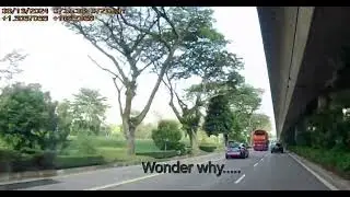 Bus Lane along Commonwealth Road with cyclists 13th June 2024