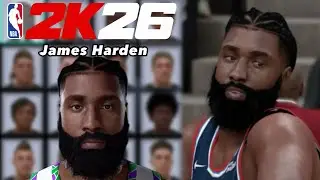 James Harden face creation NBA2k26!!