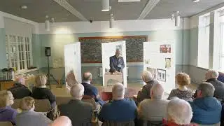 Dr John Kirkpatrick speaking at St Comgall's