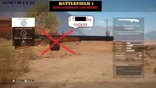 Battlefield 1- Worst Support Gun!