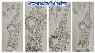 Traditional Mehendi design || New mehendi design #Mkmehndidesign0 #easy #mehndi #design