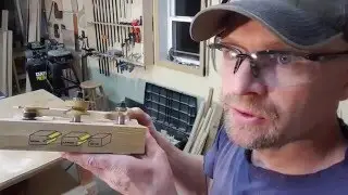 How to make a jersey display case with a finger joint.