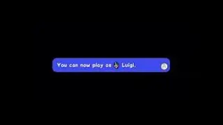 you can now play as luigi