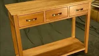 Oak in Vogue Avalon Solid Oak Timber Hall Table