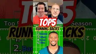 Top 5 Running Backs Rest of the Season #fantasyfootball #fantasytips