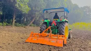 Johndeere 5050D With Shaktiman Champion Rotavator Performance | Tractor video | Farming video |