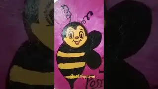 Bee positive quote magnet 🧲//DM for order//clay art #fridgemagnets #artwork #clayfridgemagnets #art