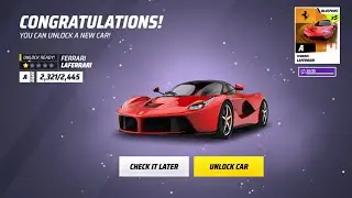 Unlocking The Ferrari LaFerrari (Again) + Star Up | Asphalt Legends