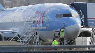 Boeing continues work on 737 Max after grounding