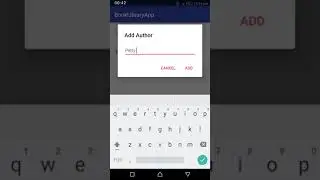 Android Room Persistence Example