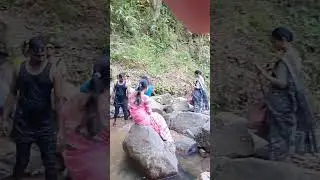 Samelangso waterfall#trending #goosebumps #adventure #trendingshortsp#semelangso