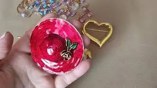 #винтажныеукрашения #винтаж 78. Распаковка красивых украшений продолжается. Броши и много красоты.