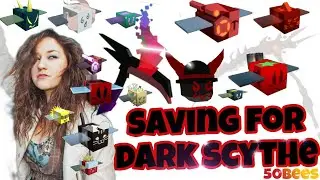 bee swarm simulator LIVE  - TURN RED HIVE 50 BEES - SAVING FOR DARK SCYTHE
