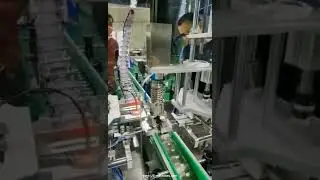 Automatic food glass bottle jar metal lid cap twist off capping machine
