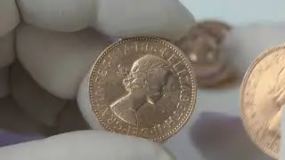 1964 Half Penny, Elizabeth  II DEI GRATIA  F:D: