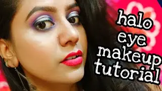Halo/spotlight eye makeup tutorial #makeup #eyemakeup  💃😍