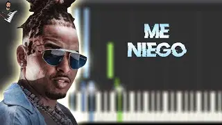 Reik - Me Niego ft. Ozuna, Wisin | Instrumental Piano Tutorial / Partitura / Karaoke / MIDI