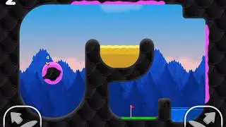 Flappy Golf 2 - Sticky Zone - Hole 2 // SUPERSTAR 10 FLAPS