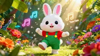 Mikku Tikku Tam Tam! 🎵🐰 Fun Bunny Dance Song | Hindi Kids Rhyme