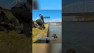 He Found A Lost Motorbike Underwater
