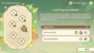 Genshin Impact | Battle of Imagined Arrays: Fruit Supplement Survey (Part IV: Lush Fragrance Shaded)