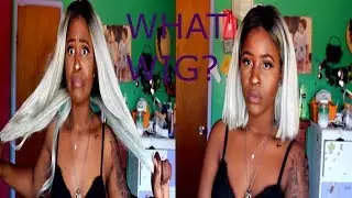 GREY WIG FOR DARK SKIN