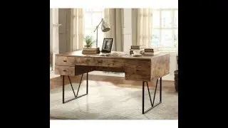 COASTER WRITING DESK 800999 unboxing and assembly - Assembler Put Together Assembling Office Desk