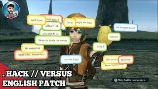 . (Dot) Hack Versus English Patch Showcase